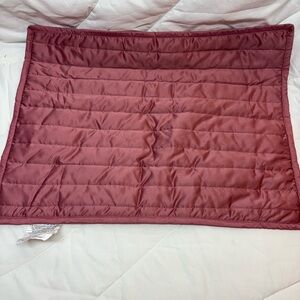 NWOT Room Essentials Burgundy Pink Pillowcase Standard size